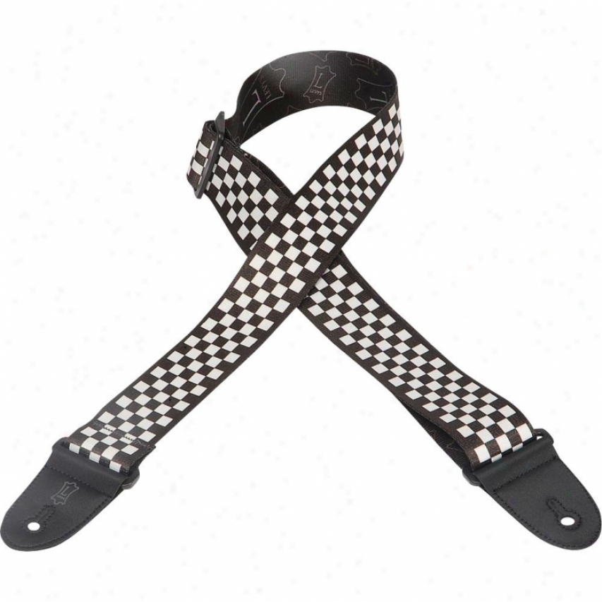 Levy's Leathers Mp282 " Polyester Guitar Strap - Checkerboard Pattern