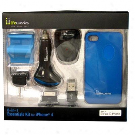 Lifeworks Essentials Kit Iphone 4 Blue