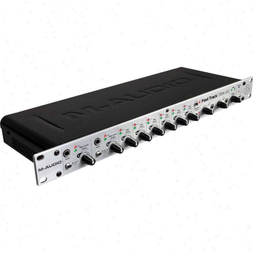M-audio Fast Track Ultra 8r - High-speed 8x8 Usb 2.0 Interface W/ Pro Tools Se