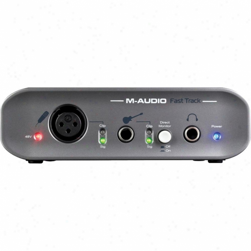 M-audio Fortified Track Usb Ii With Pro Tool Es Software Windows / Mac