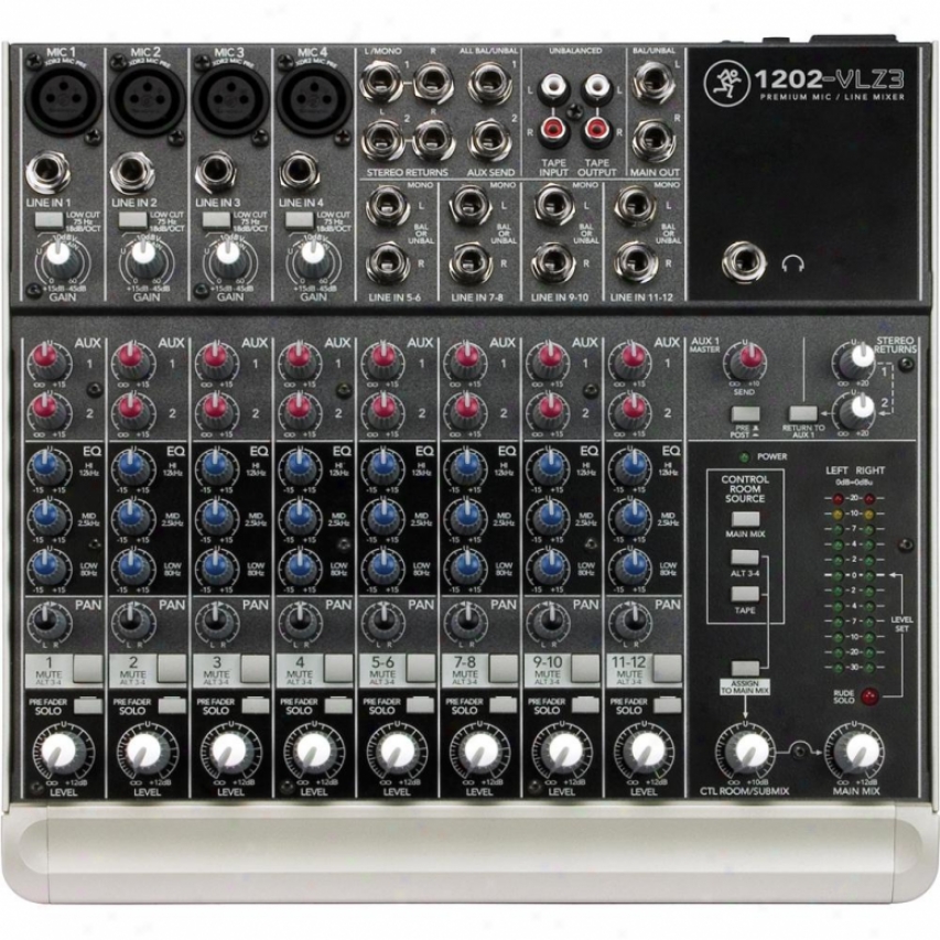 Mackie 1202-lvz3 12-channel Compact Mixer