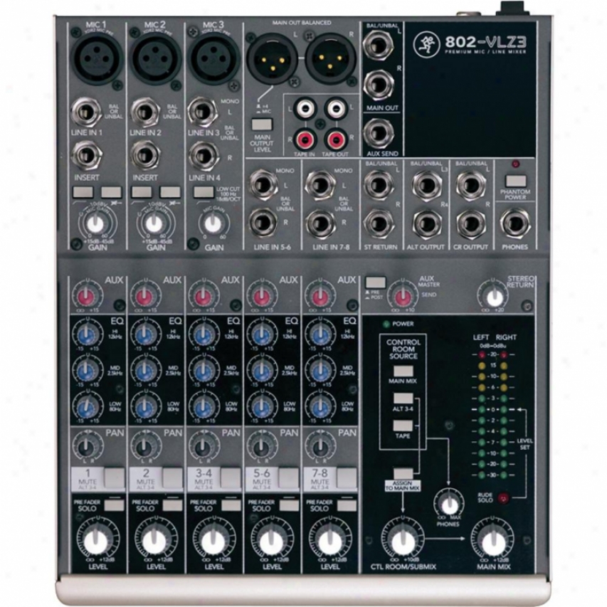 Mackie 802-vlz3 8-channel Non-powered Mixer