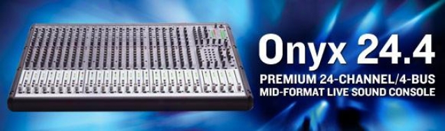 Mackie Onyx24.4 Premium 24-channel/4-bus Mid-format Live Sound Console