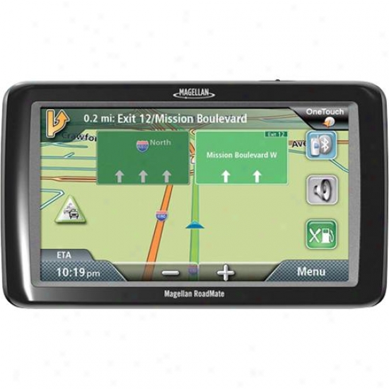 Magellan Roadmate9 055lm 7" Touchscreej Gps Navigatjon System With Lifetime Maps