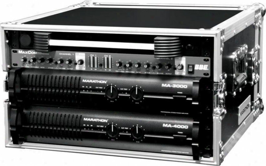 Marathon Pro 6u Amplifier Deluxe Case - 18" System Depth