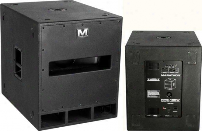 Marathon Pro 800 Watt High Power Active 18" Subwoofer System