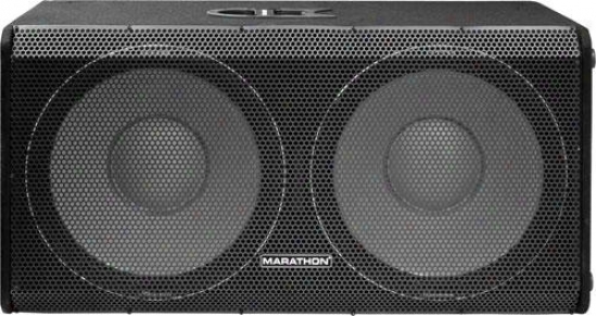 Marathon Pro Carpeted Dual 18" Sub Woofer System, Pa-18200 Loaded