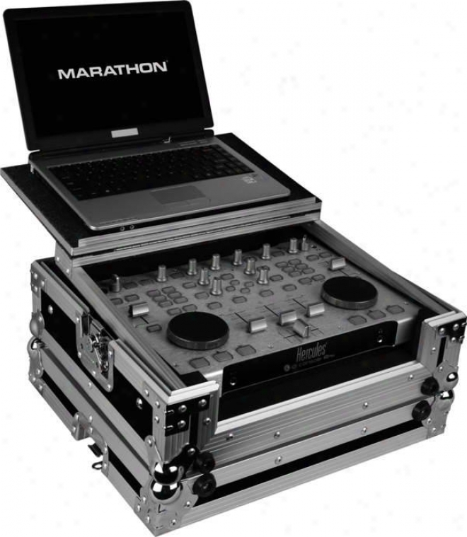 Marathon Pro Case To Hold 1 X Hercules Rmx Controller Attending A Laptop Shelf