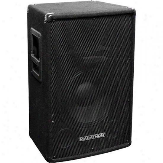 Marathon Pro Dj-1502 Compact Single 15" 2-way Trapezoid Loudspeaker