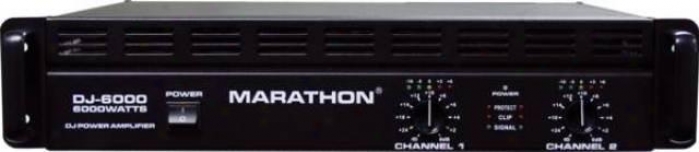 Marathon Pro Dj Series Power Amplifier W/up To 6000 Watts Power