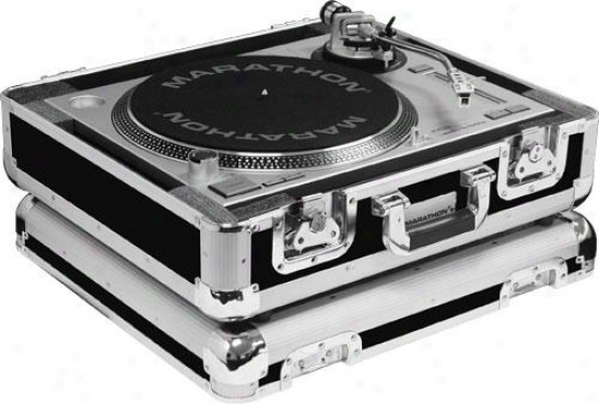 Marathon Pro Euro Style Turntable Case - Black