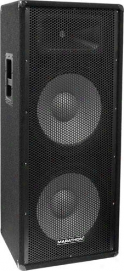 Marathon Pro Jr-125 Close Dual 15" Two Way Portable Loudspeaker