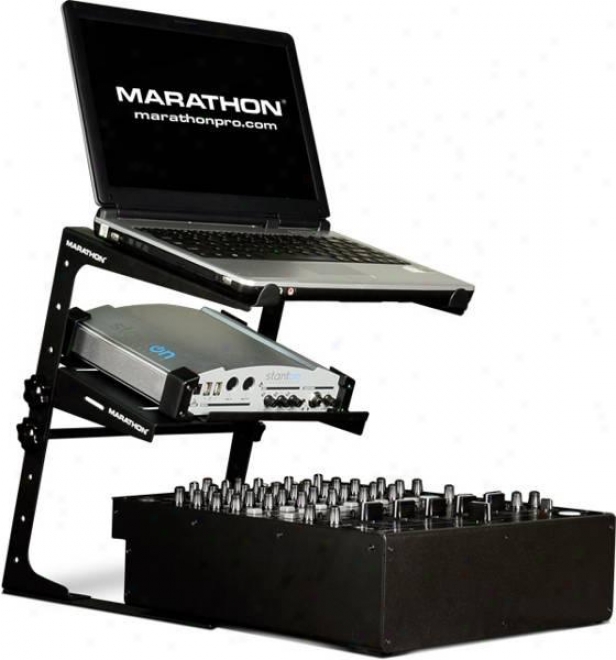 Marathon Pro Laptop Stand W/shelf Combo, Laptop Stajd Package