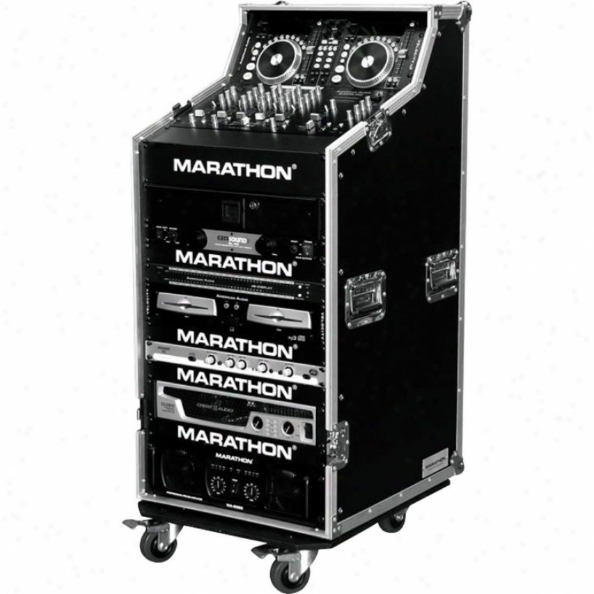 Marathon Pro Ma-djws16w Dj Work Station W/caster Kit