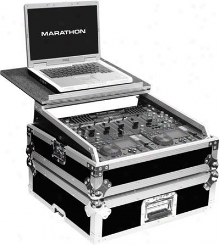 Marathon Pro Ma-m19lt Or Ma-19mixlt 19" Mixer Case W/laptop Shelf To Hold Up To