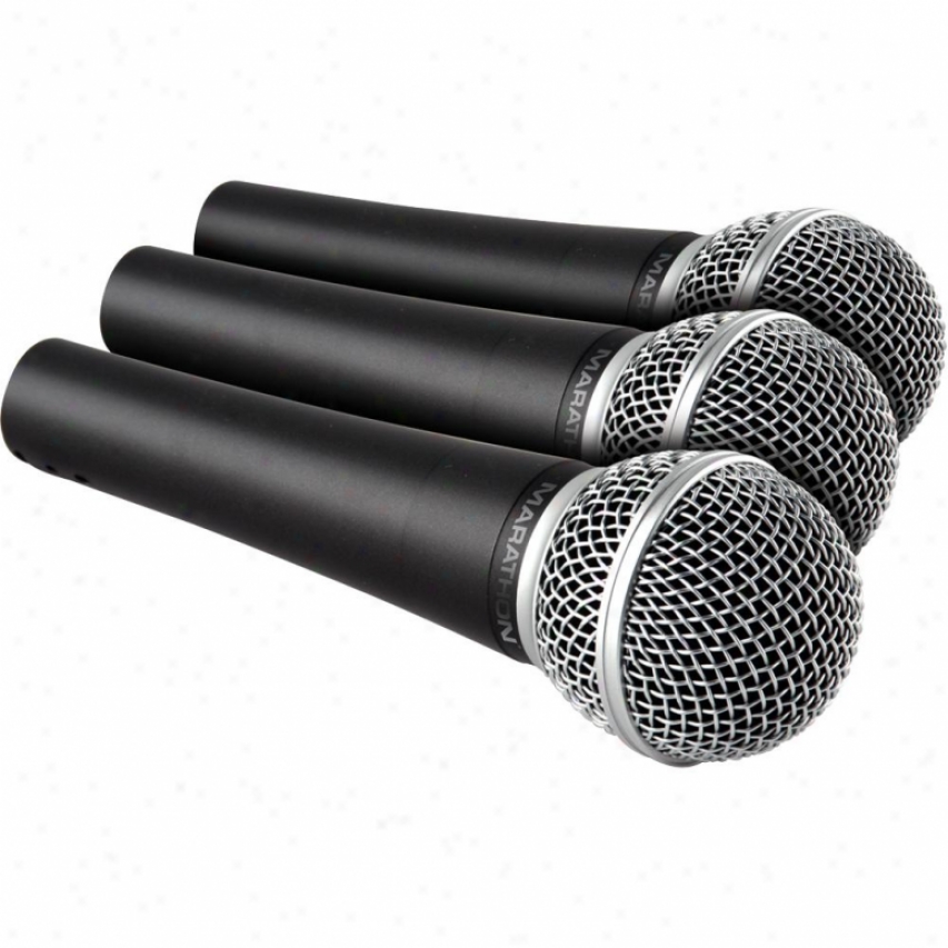 Marathon Pro Marathon 3pak Mic Kit Dynamic Vocal Card