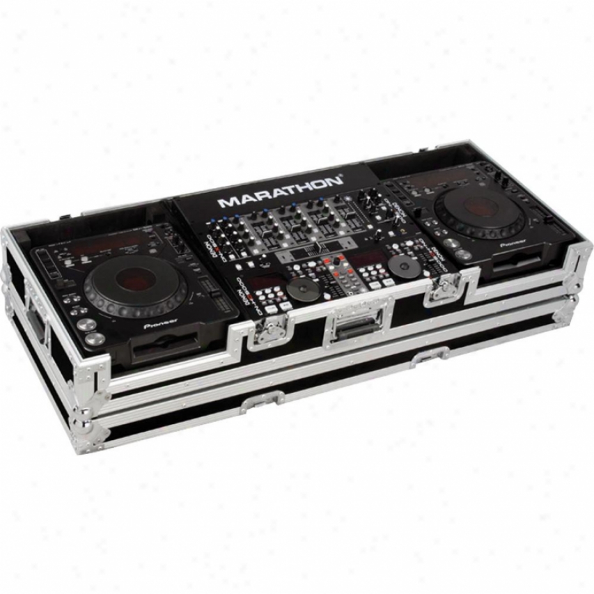 Marathon Pro Mixer Case Holds 2 X Piobeer Cdj-1000, Cdj-800, Denon Dn-s3500