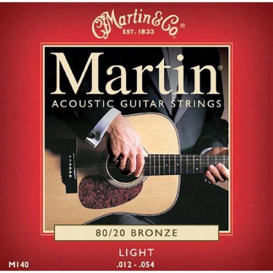 Martin Strings M-140 Light Acoustic Guitar Strings