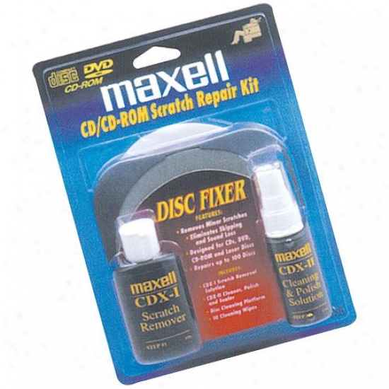 Maxell Cd-33 Cd Scratch Repair Kit