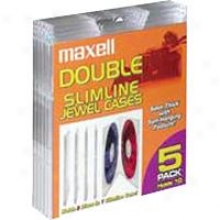 Maxell Cc-391 Double Slim Line Cd Jewel Instance
