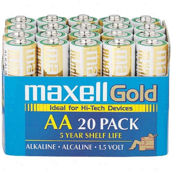 Maxell Lr6 20-pack "aa" Alkaline Batteries