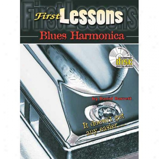 Mel Bay 20180bcd First Lessons BluesH armonica Book/cd Set