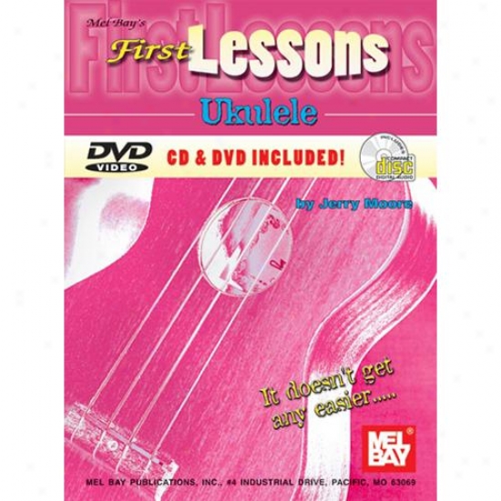 Mel By 20229set First Lessons Ukulele Book/cd/dvd