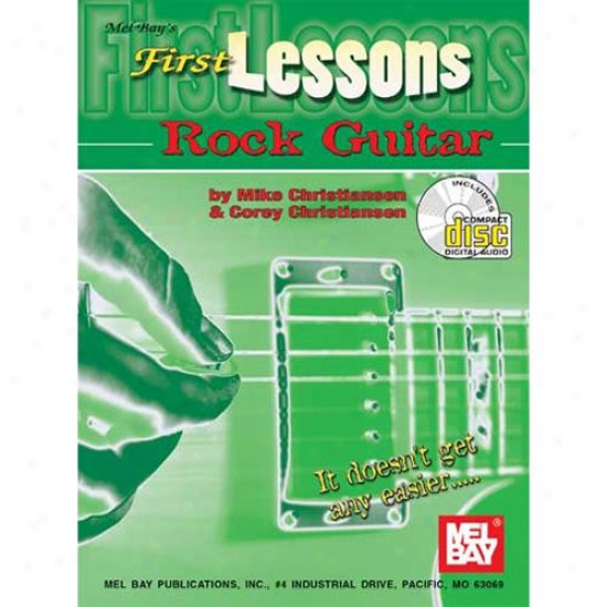 Mel Bay 99820bcd First Lessons Rock Guitar Book/cd Set