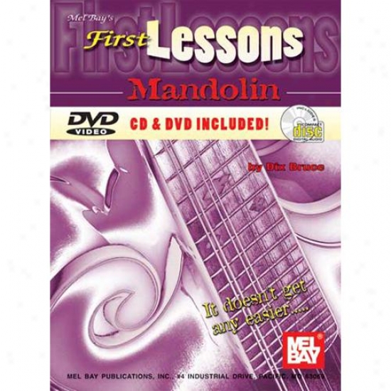 Mel Bay 99945set First Lessons Mandolin Book/cd/dvd