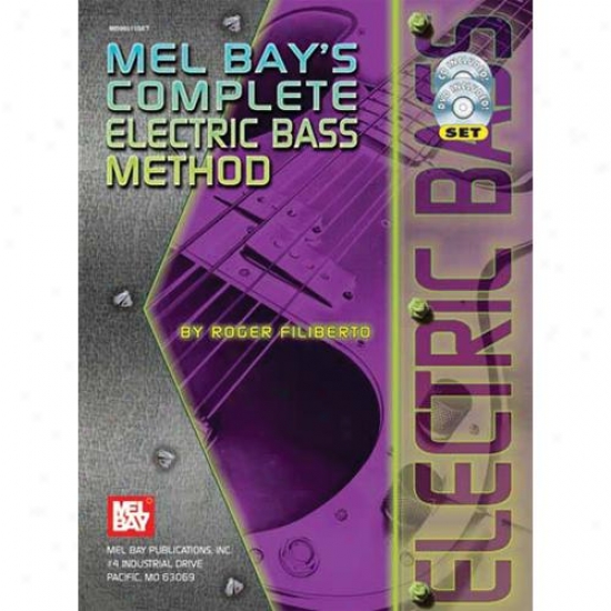 Mel Bay Total Electric Bass Method Book/cd/dvd Set