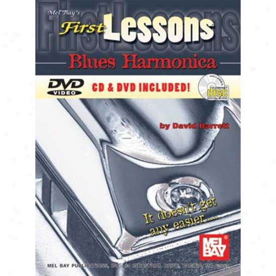 Mel Bay Foremost Lessons Blues Harmonica Bkok/cd/dvd Set