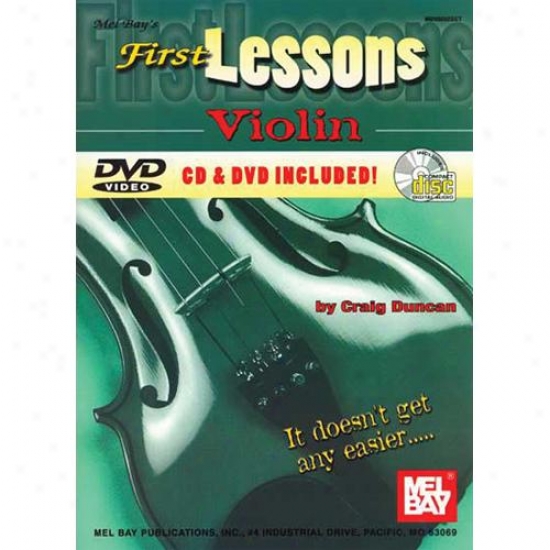 Mel Bay First Lessons Violih Book/cd/dvd Set