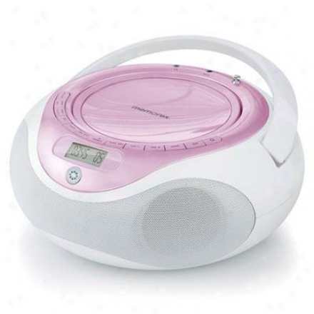 Memorex Cd Boombox Am/fm Tuner Pink