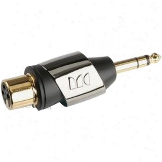 Monster Cable 1/4" Stereo Male To Female Xlr Adapter Mstfx