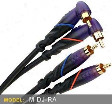 Monster Cable 2 Meter Pair Angled Rca To Rca