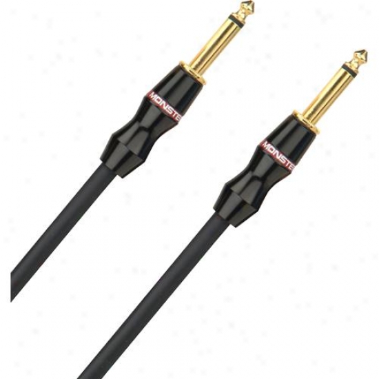 Monstee Cable 600199-00 Straight 1/4" Plugs - Bass Instrument Cable