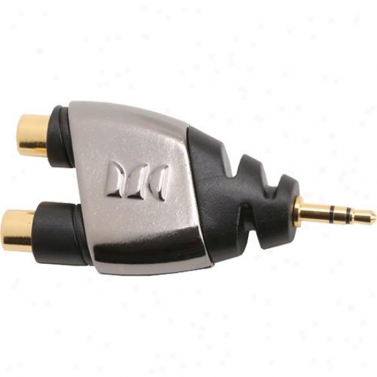 Monster Cable 600448-00 1/8 St Male To (2) Rca Female - Cablelinks Y-adapter