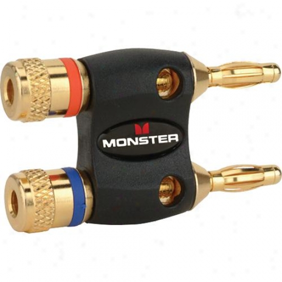 Monster Cable Home Theater Dual Banana Adapters