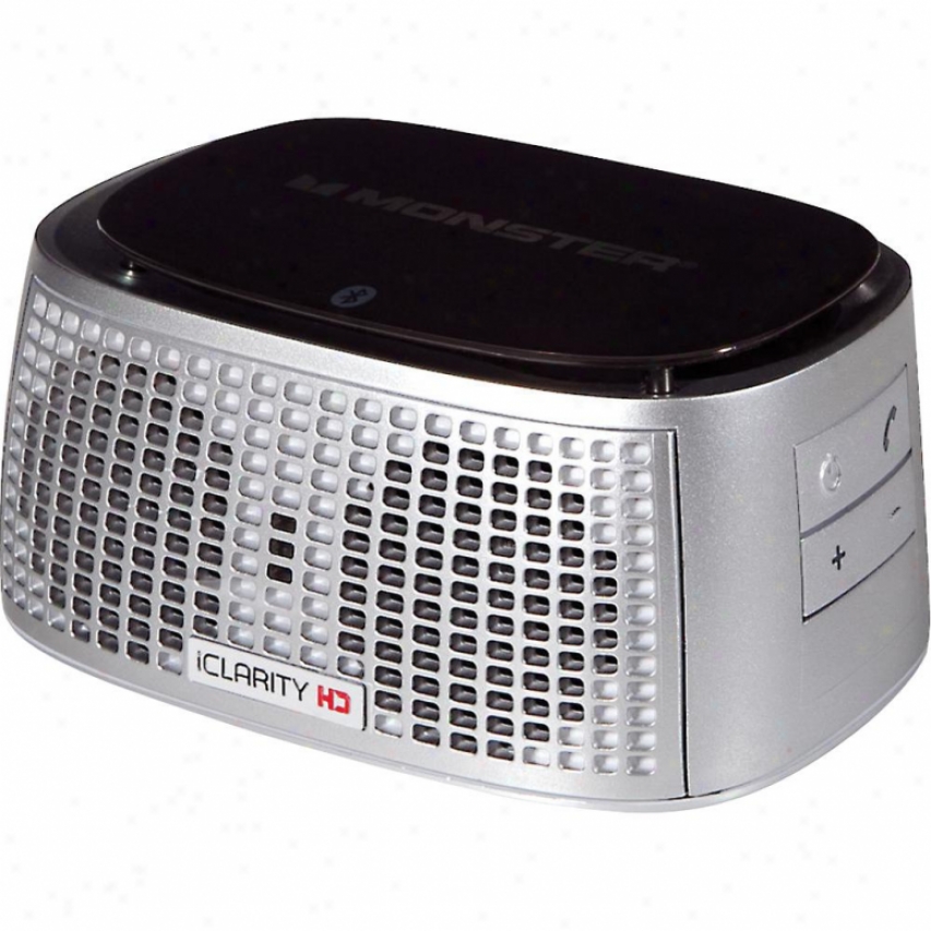Monster Cable Iclarity Hd Micro Bluetooth Speaker 100 - Silver Ai-cly-mbt-100