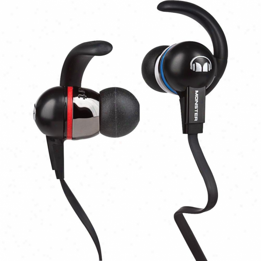 Monster Cable Isport Immersion In-ear Headphones W/ Controltalk - Black