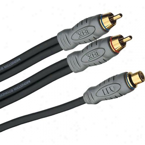 Monster Cable Open Box Thxaiyf Thx Rca 2 Male To 1 Female Y-adpater