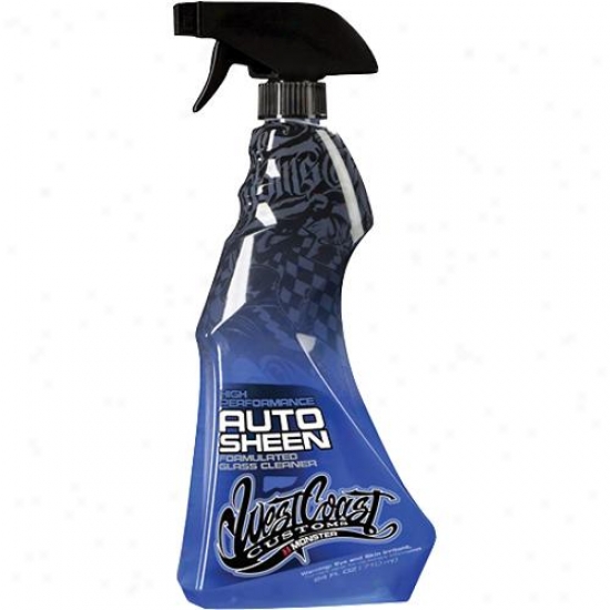 Monster Cable Wccglsclnhp West Coast Customs Auto Sheen Glass Cleaner