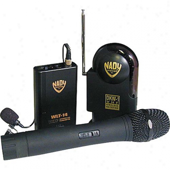 Nady Systems Dkw-1lt/o Channel H Wireless Lavalier Microphone System Dkw-1lt/o