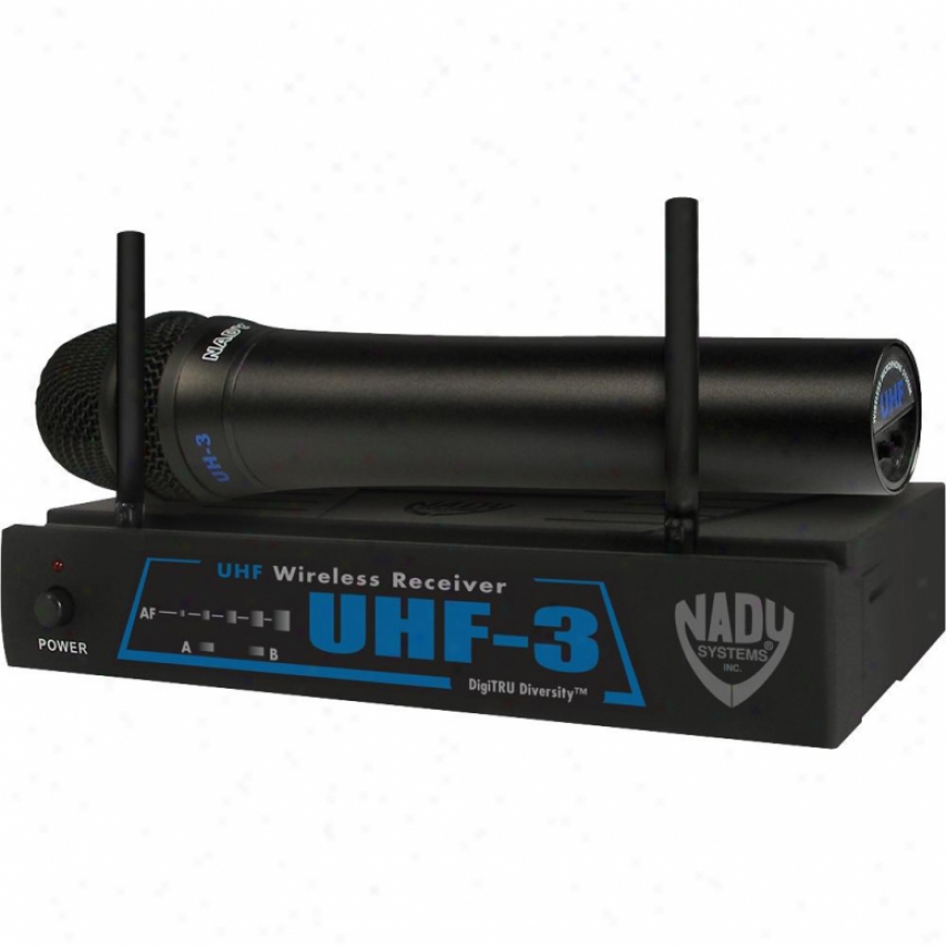 Nady Systems Uhf-3 Handheld Wireless Microphone System - Uhf-3 Ht/mu6