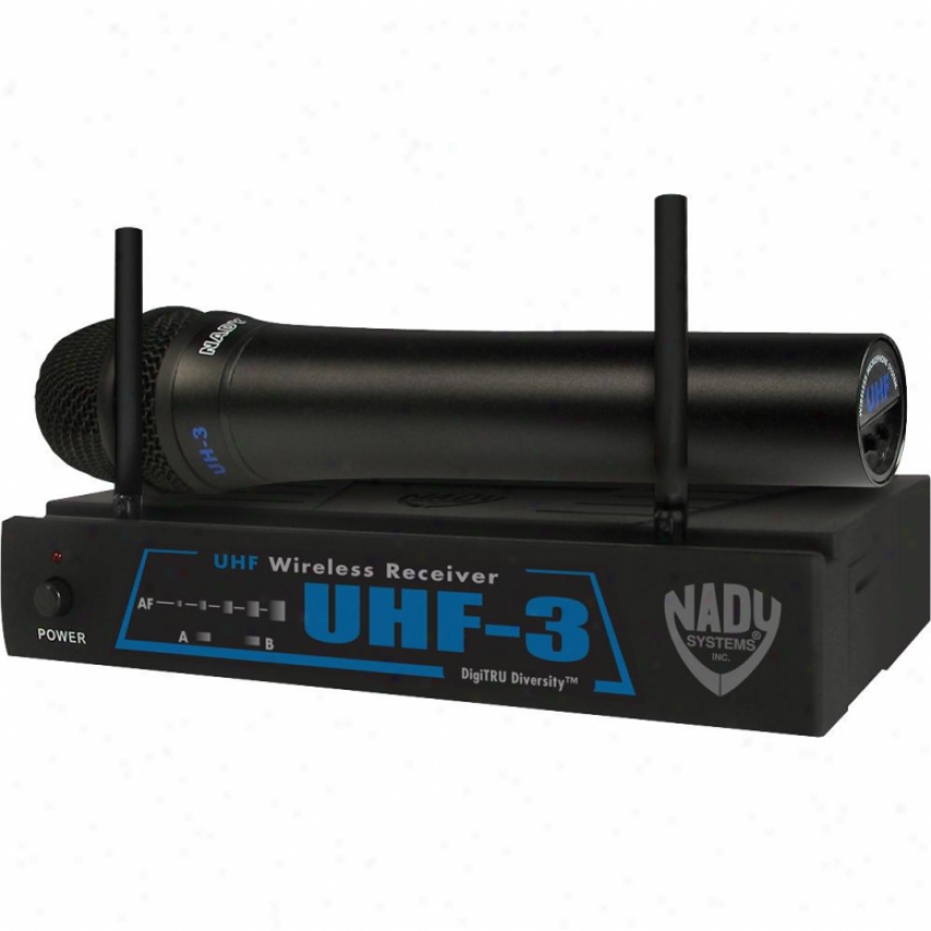 Nady Systems Uhf-3 Ht W/ Mu1 Single-channel Wireless Microphone System