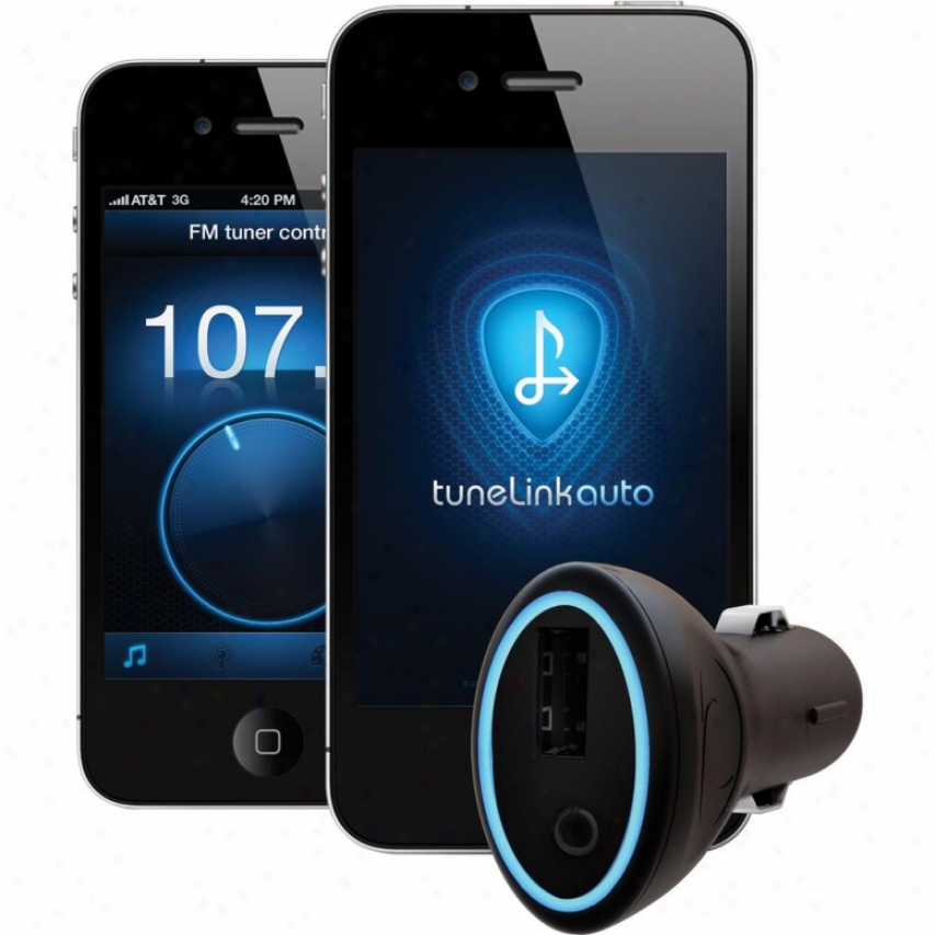 New Potato Technologies Tunelink Auto Bletooth Fm Transmitter- Iphone/ipad/ipod