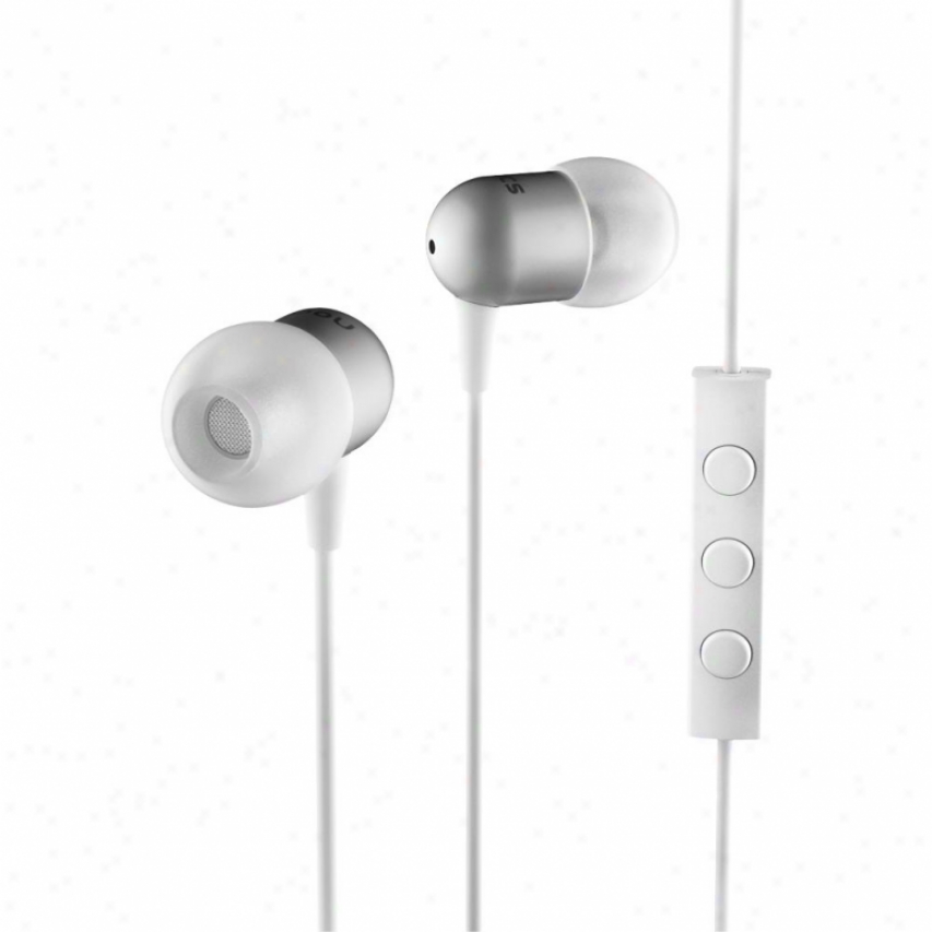 Nocs Ns200 Earphones With Remote & Mic - White