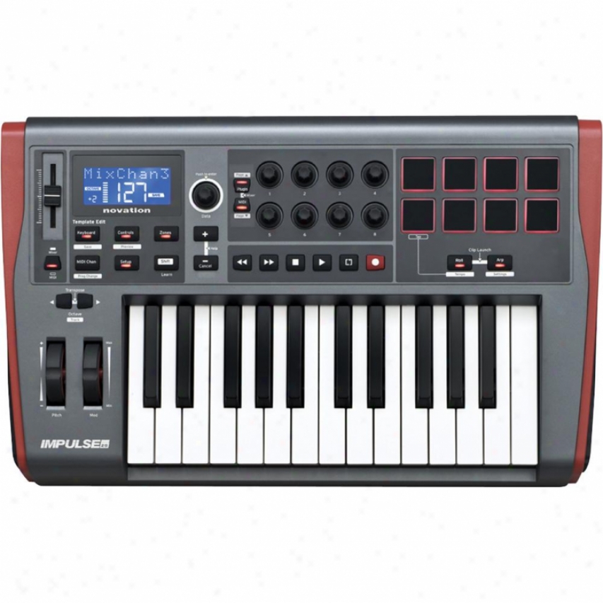 Novation Music Incitement 25 Usb Midi Controller Keyboard