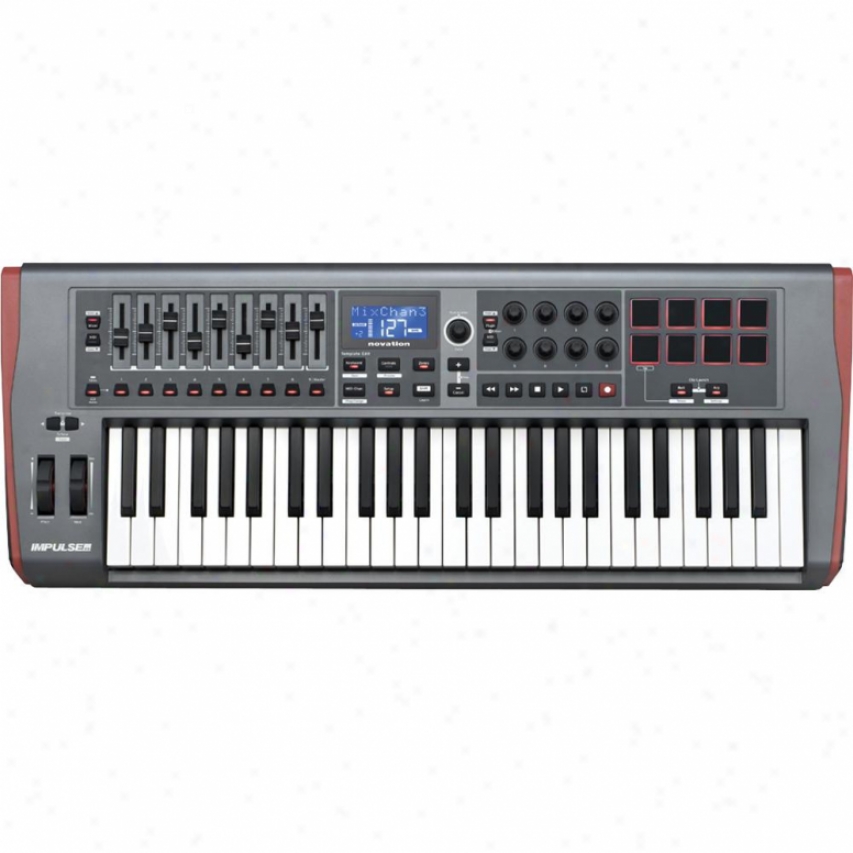 Novation Music Impulse 49 Usb Midi Controller Keyboard