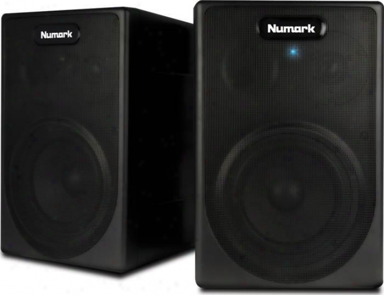 Numark Active Stereo 2-way Speaker System W/built-in Amplifier